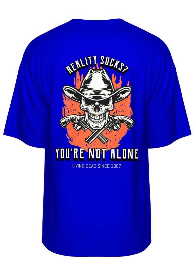 Outlaws Forever Printed Oversized T Shirt - Image 7
