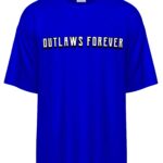 Outlaws Forever Printed Oversized T Shirt - Image 6
