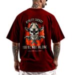 Outlaws Forever Printed Oversized T Shirt