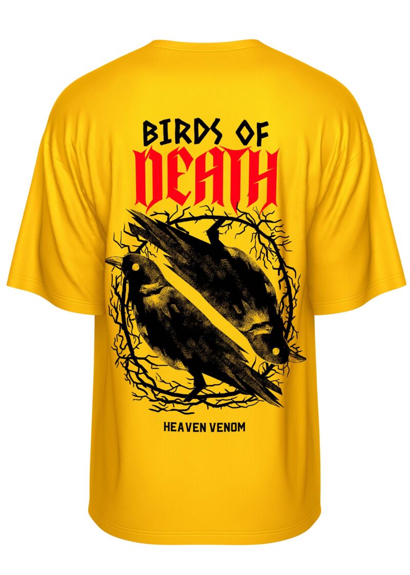 Birds of Death (Ravens) Oversized Tee - Image 3