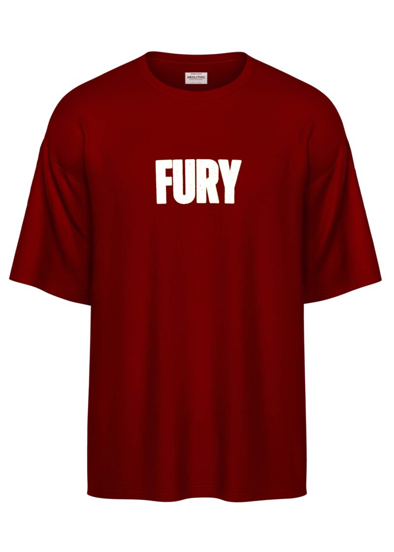 Unleash the Fury Printed Oversized T Shirt - Image 2
