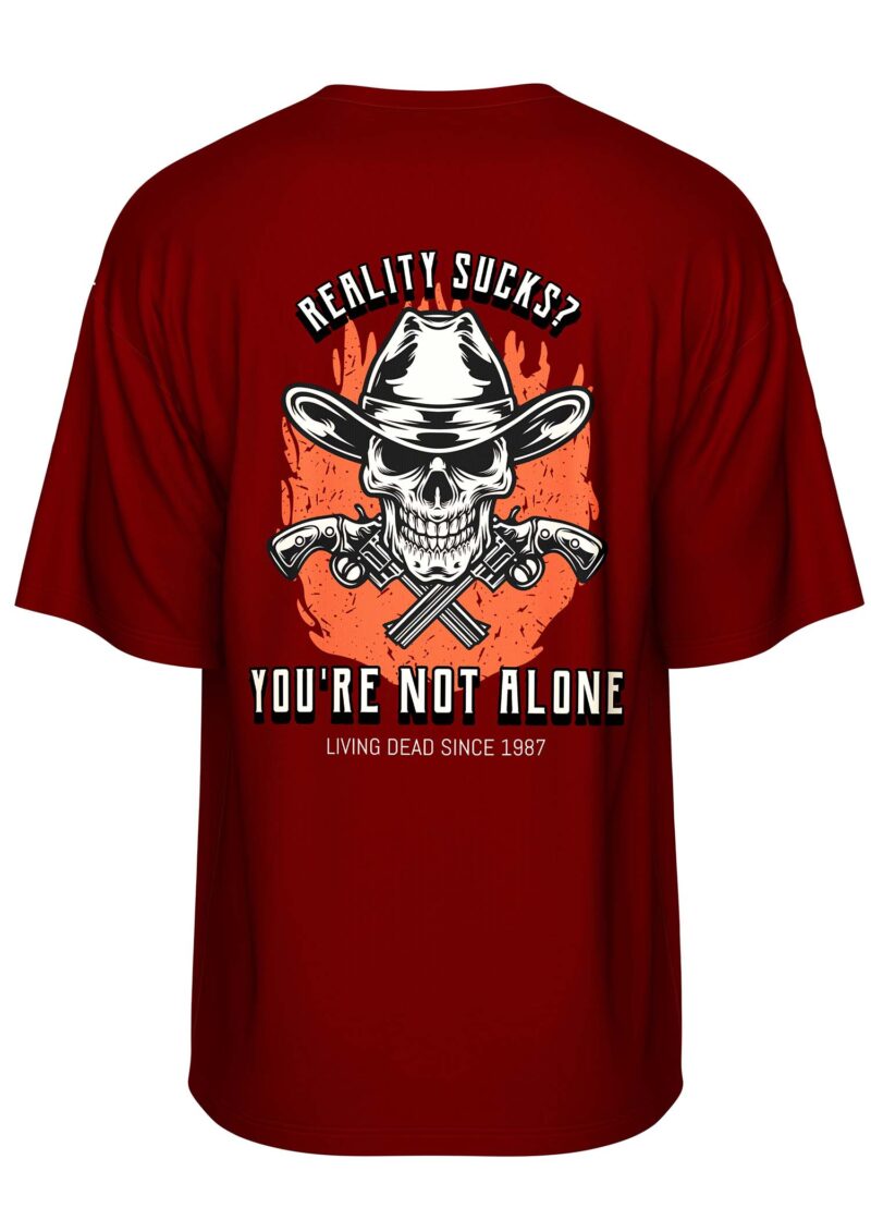 Outlaws Forever Printed Oversized T Shirt - Image 3