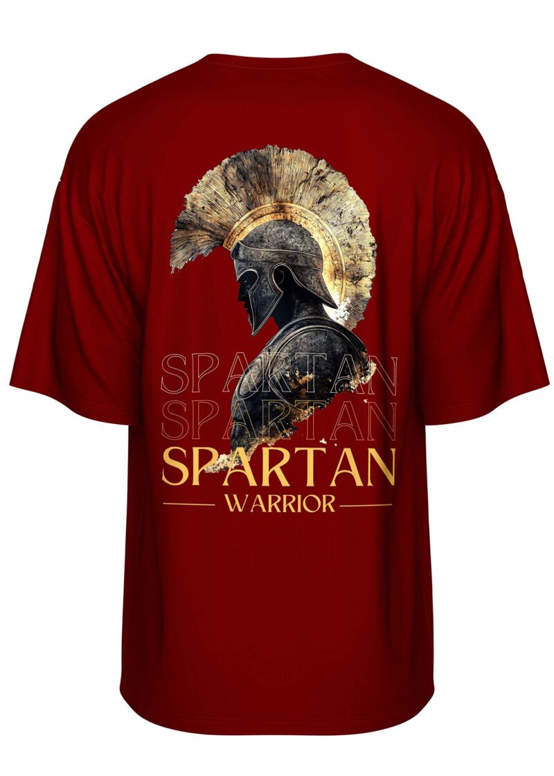 Spartan Warrior – Oversized T Shirt - Image 3