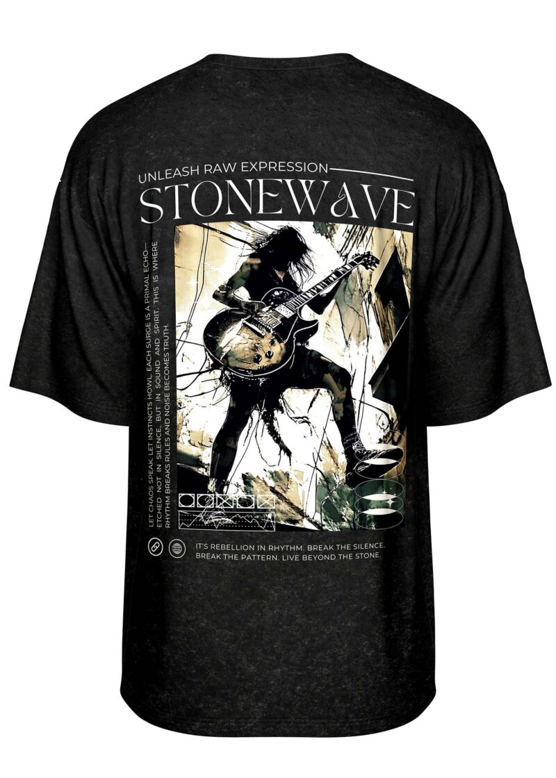 Stonewave Oversized T-Shirt of Raw Rhythm
