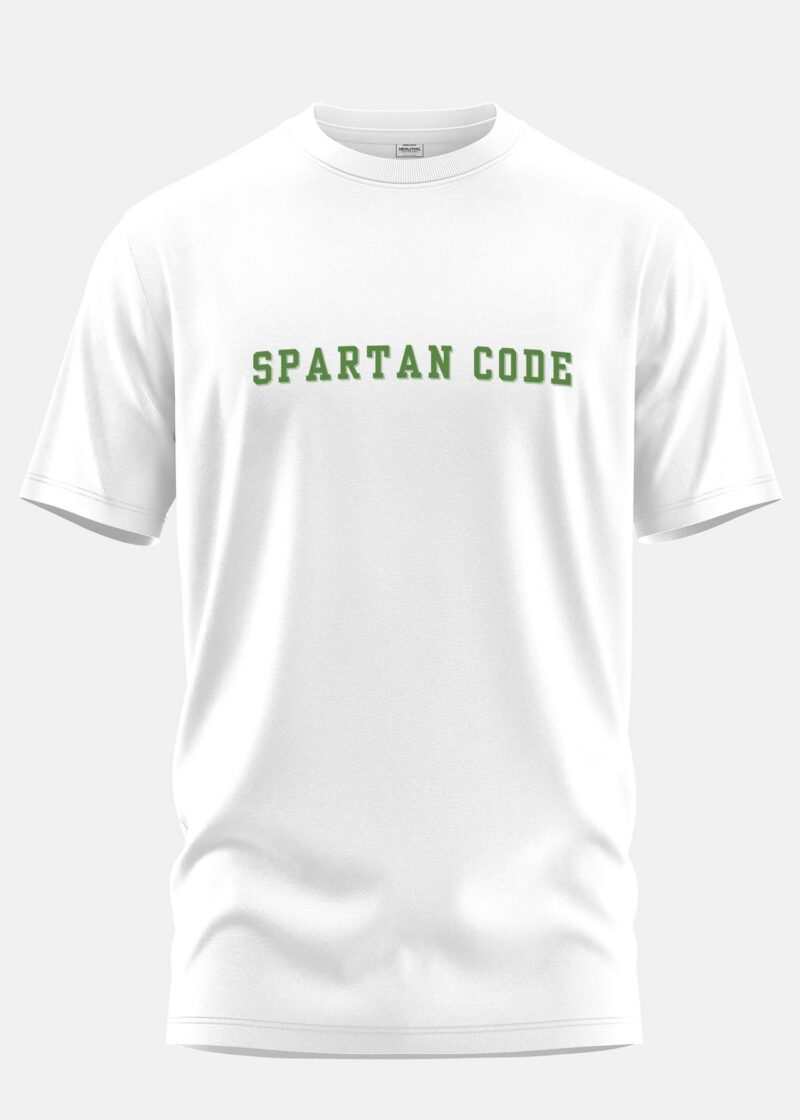 Spartan Code Printed Regular Fit T Shirt