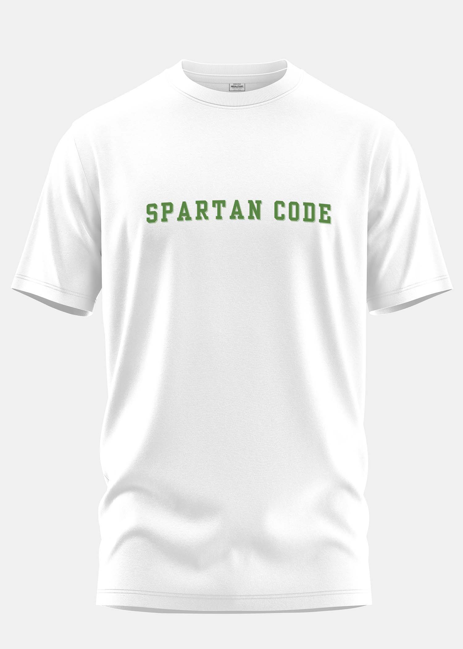 Spartan Code Printed Regular Fit T Shirt