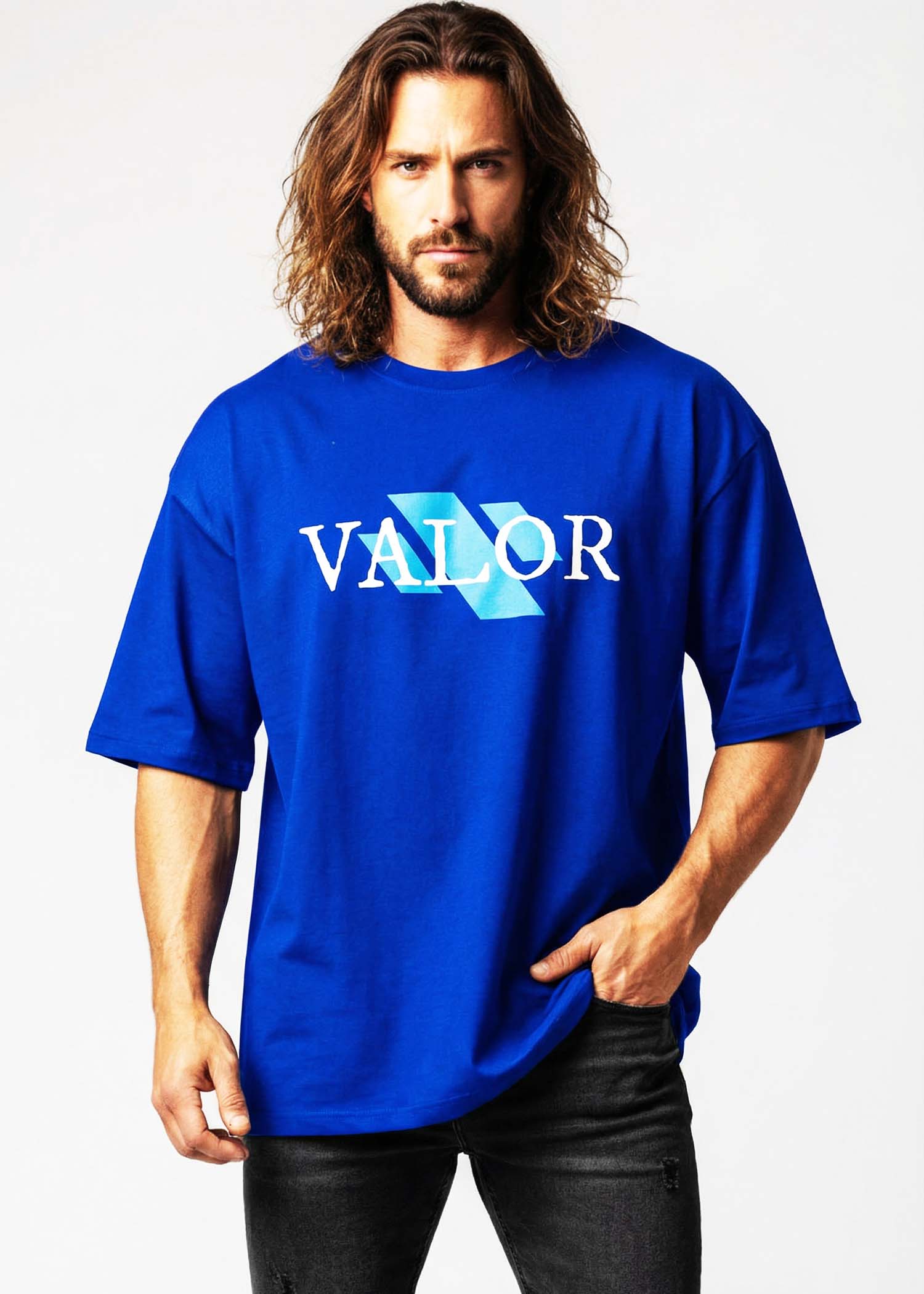 Courage Finds Eternity Oversized Tee - Image 2