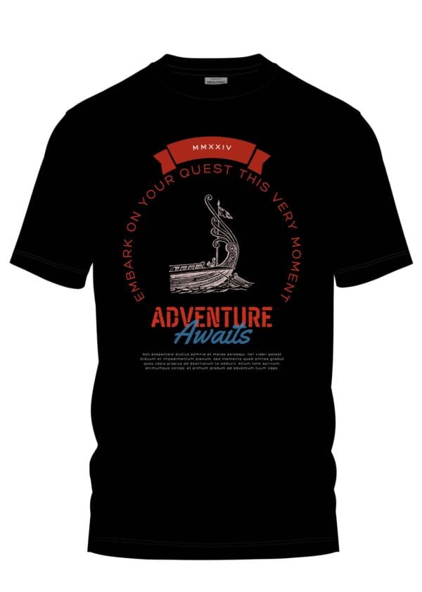 Embark On Your Quest Printed Regular Fit T Shirt - Image 3