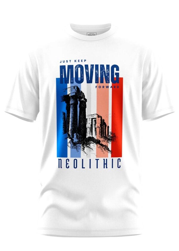 Just Keep Moving Forward Printed Regular Fit T Shirt - Image 5