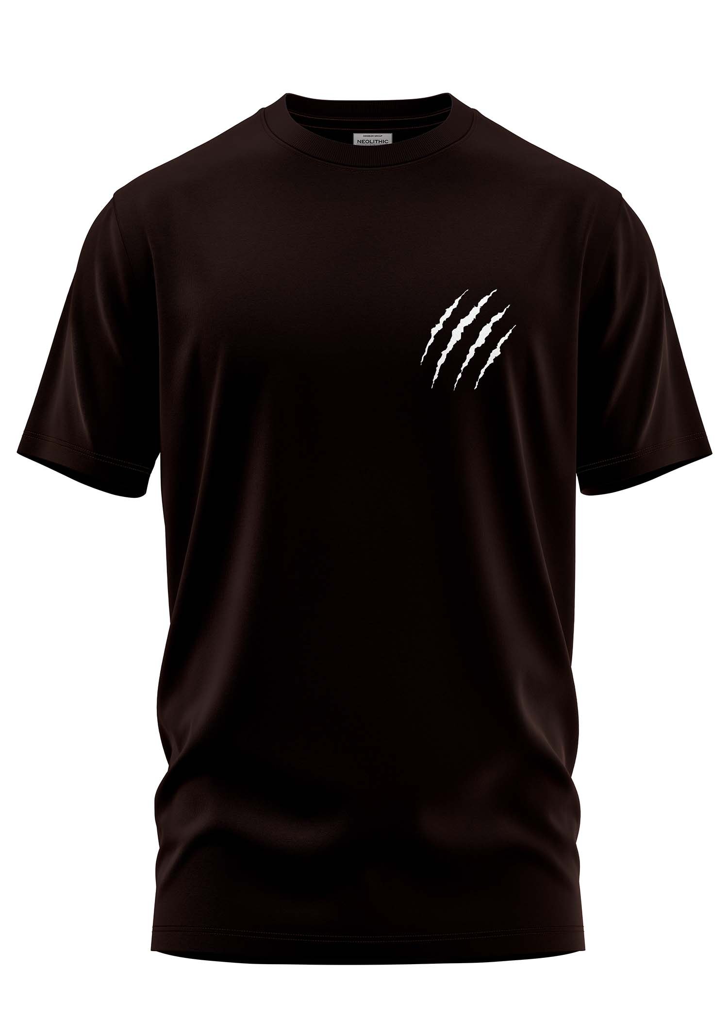 Claw Mark Printed Regular Fit T Shirt