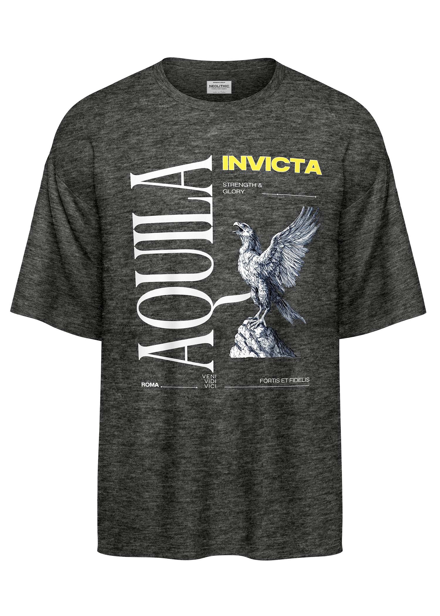 Aquila Invicta – Roman Legionnaire Charcoal T-Shirt