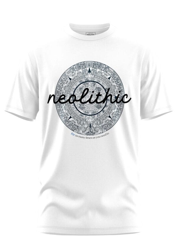 Eternal Mayan Cycle Printed Regular Fit T Shirt - Image 3