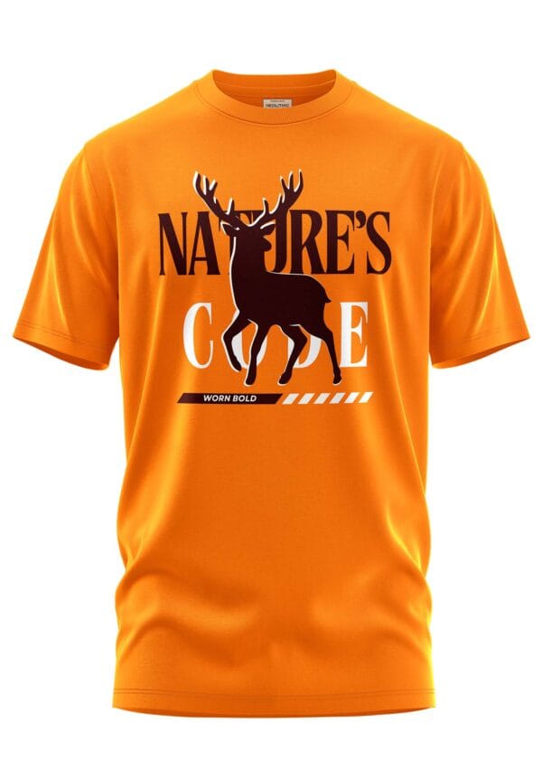 Nature's Code Printed Regular Fit Tee
