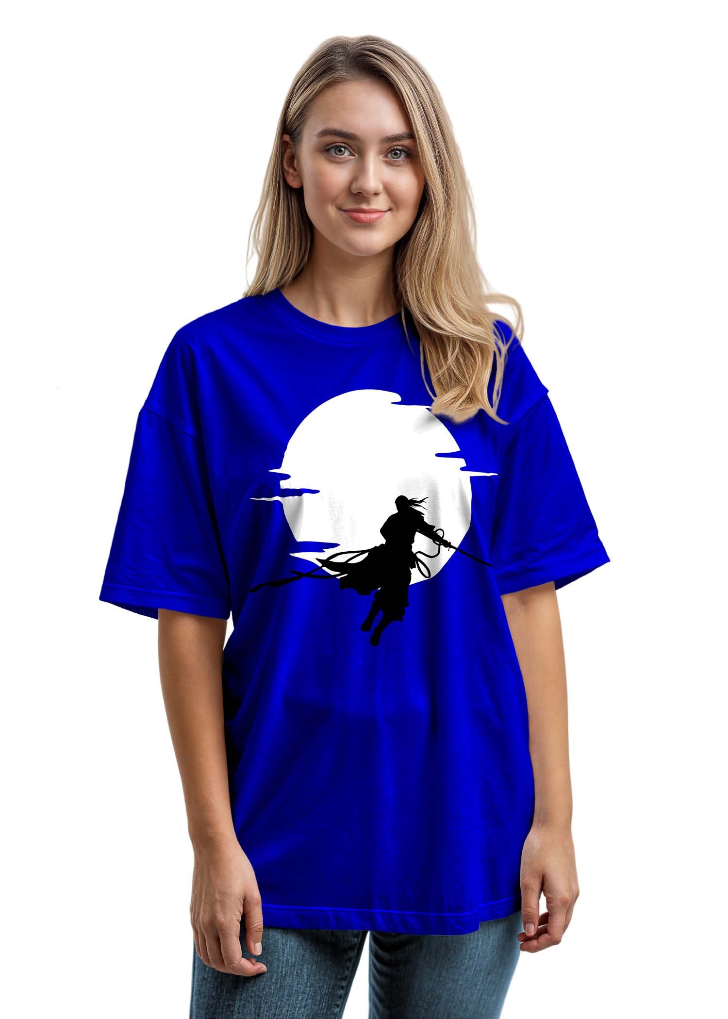 Moonlit Warrior Oversized Tee
