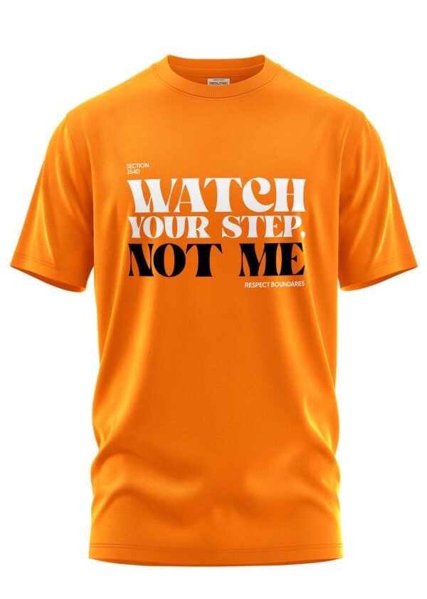 Watch your Step Printed Regular Fit Tee