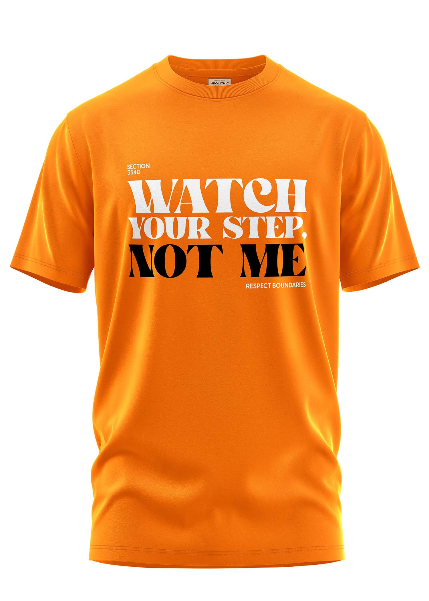 Watch your Step Printed Regular Fit Tee