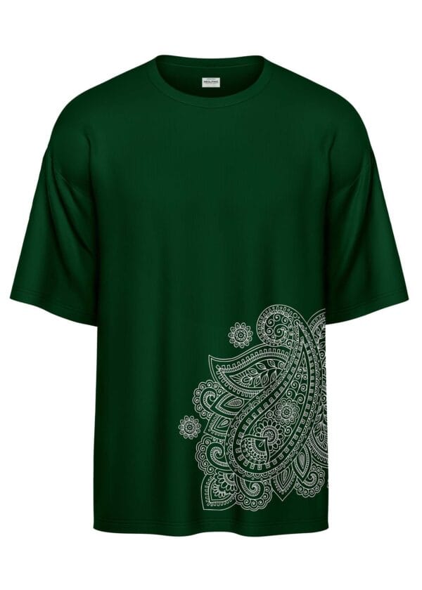 Paisley Elegance Oversized Tee