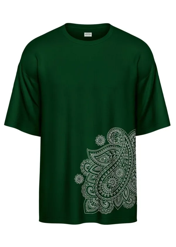 Paisley Elegance Oversized Tee