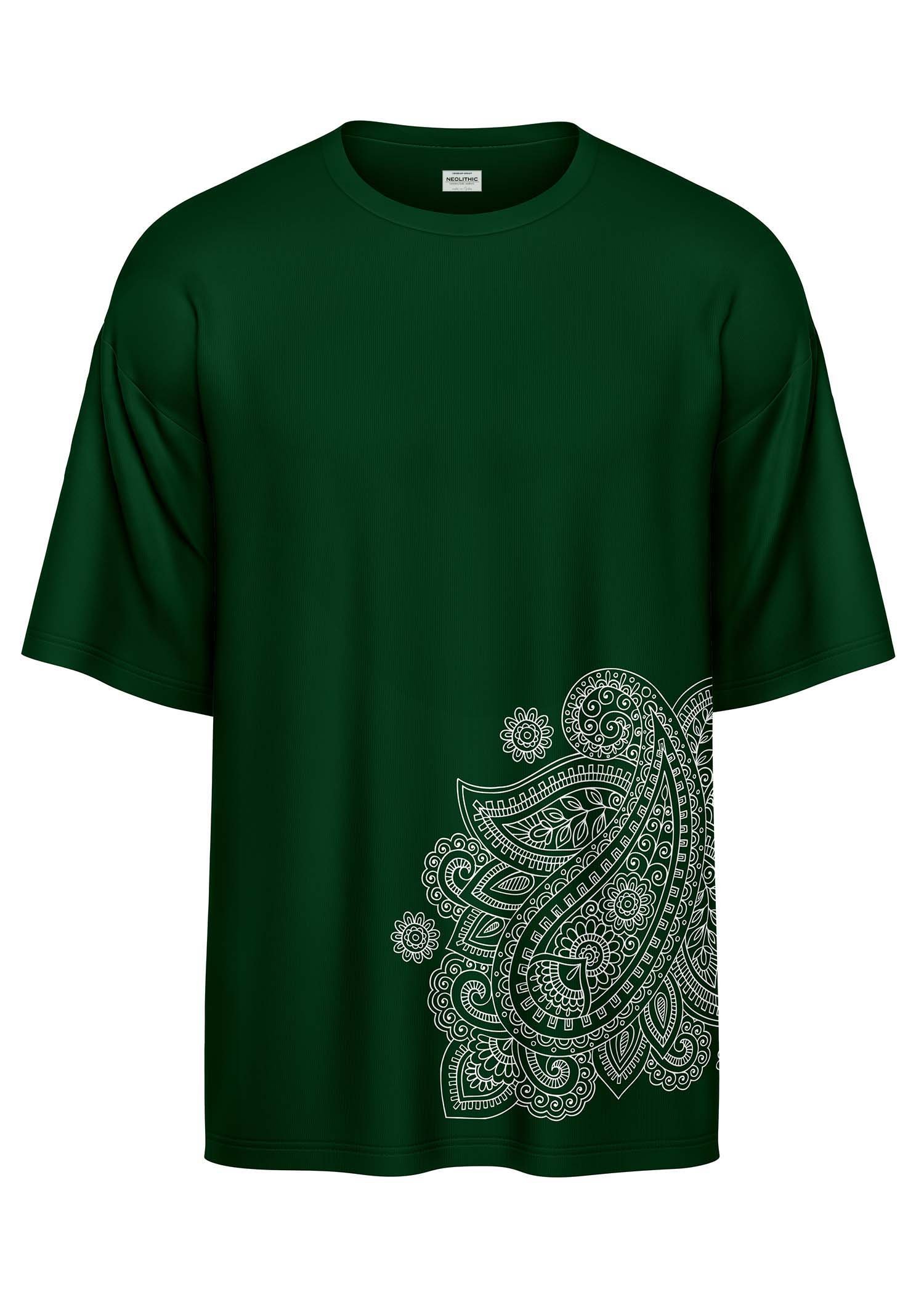 Paisley Elegance Oversized Tee