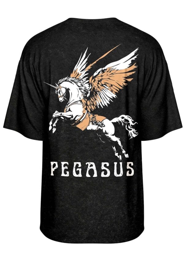Pegasus – The Celestial Soar Oversized T Shirt - Image 3