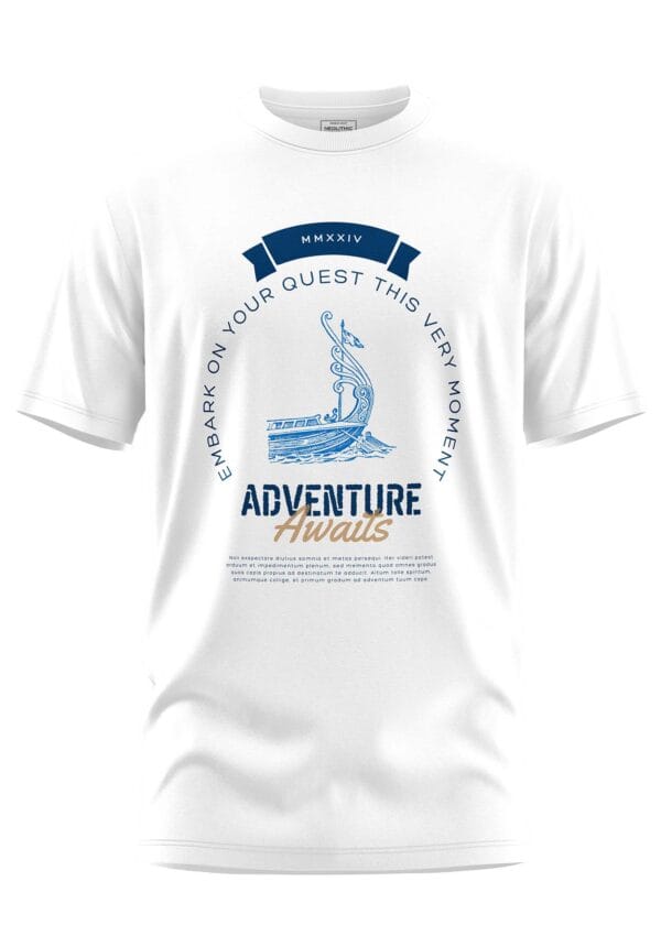 Embark On Your Quest Printed Regular Fit T Shirt - Image 5