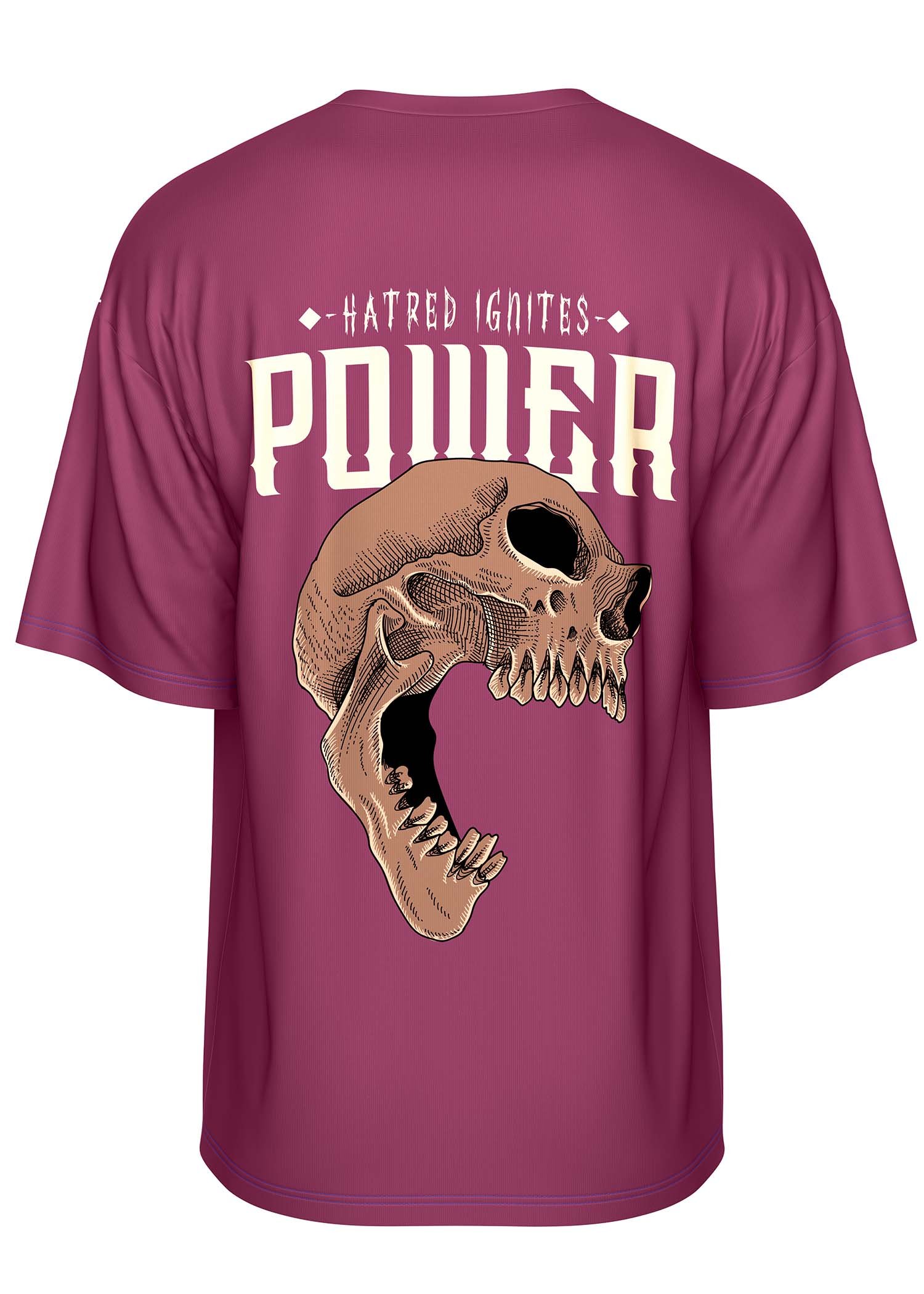 Hatred Ignites Power Oversized Tee