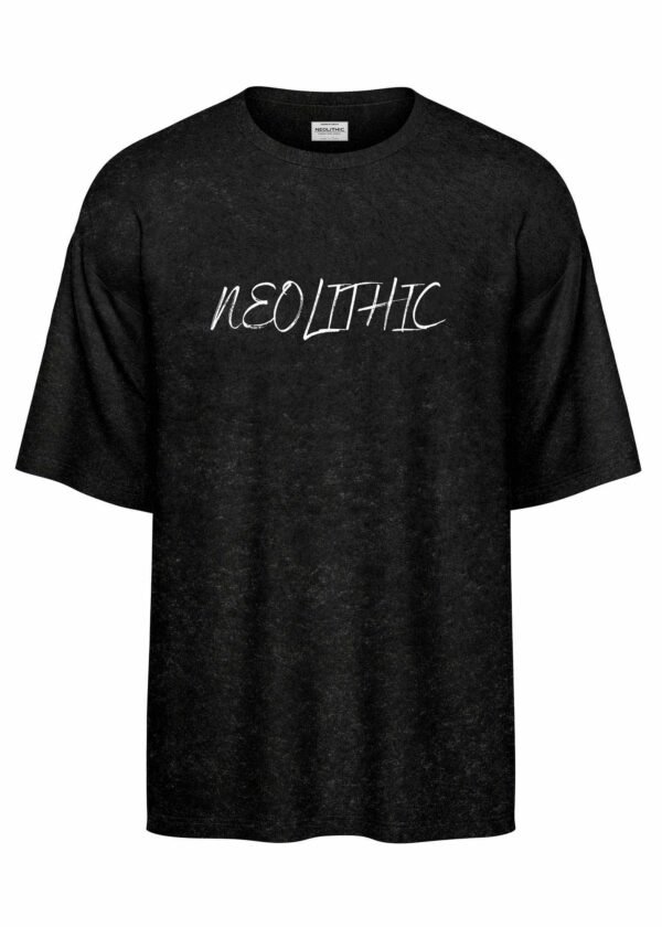 The Anthem x Rock Oversized Tee – Charcoal - Image 4