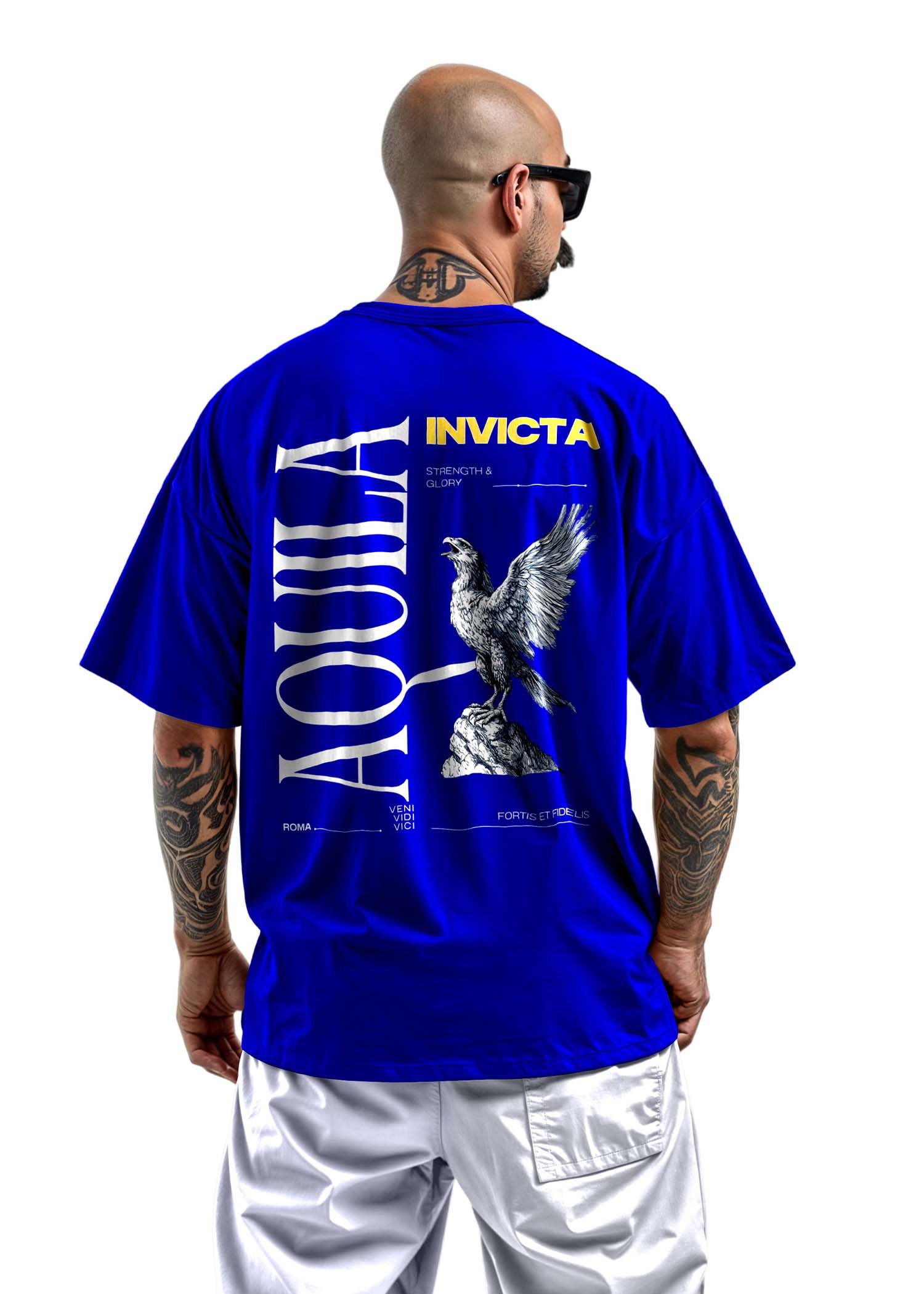 Aquila Invicta – Roman Legionnaire Oversized Tee