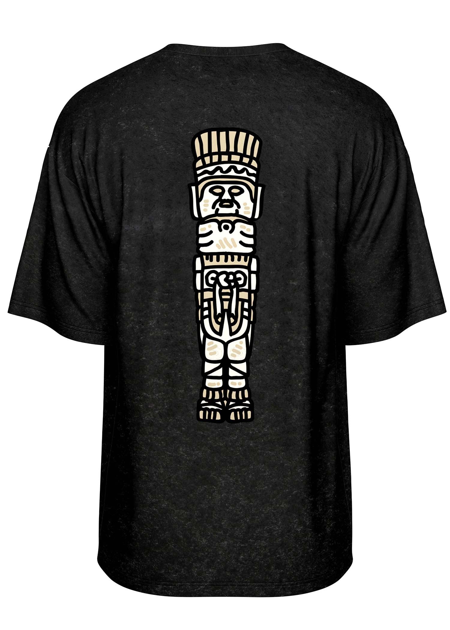 Mayan Aztec Totem Oversized Tee
