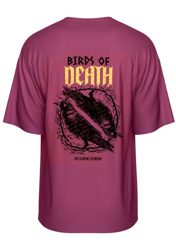 Birds of Death (Ravens) Oversized Tee - Image 4