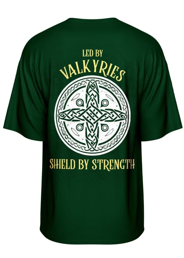 Valkyrie Shield Printed Oversized Tee - Image 2