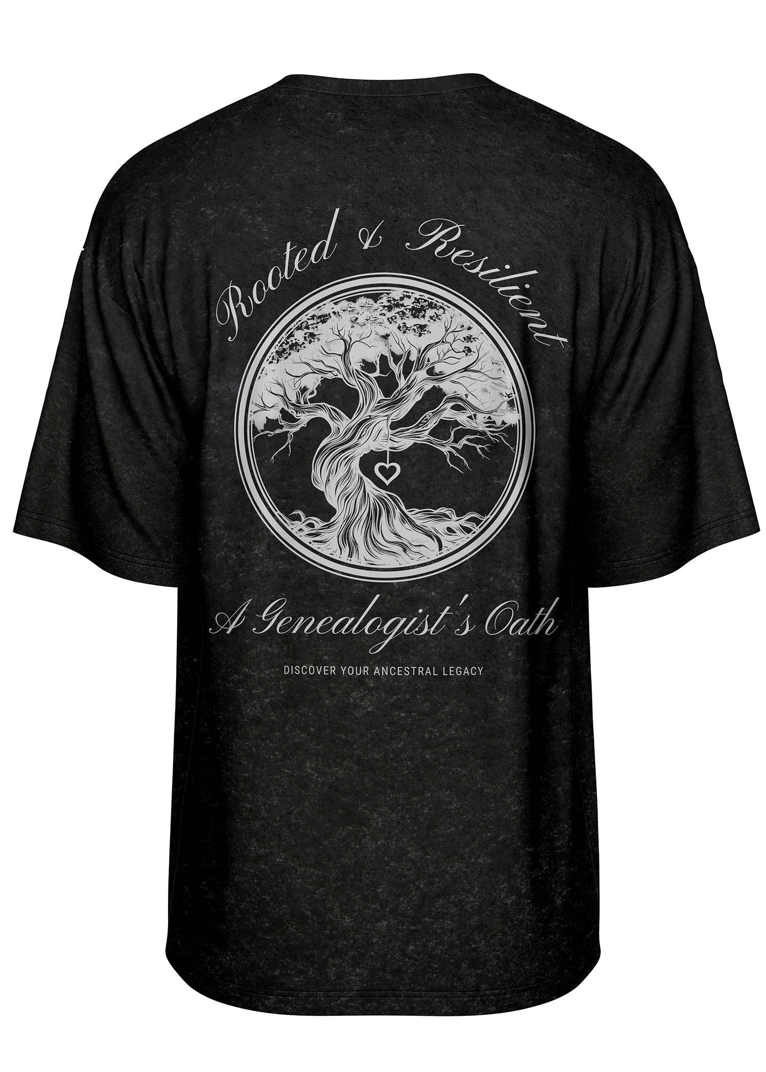 The Genealogist’s Oath (Yggdrasil) Oversized T Shirt
