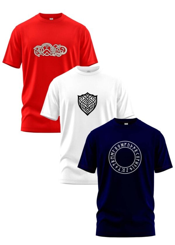 Mystic Realms – Sigils & Shields (3 T Shirt Bundle)