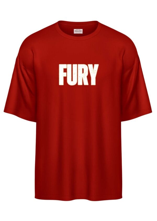 Unleash the Fury Printed Oversized T Shirt - Image 2