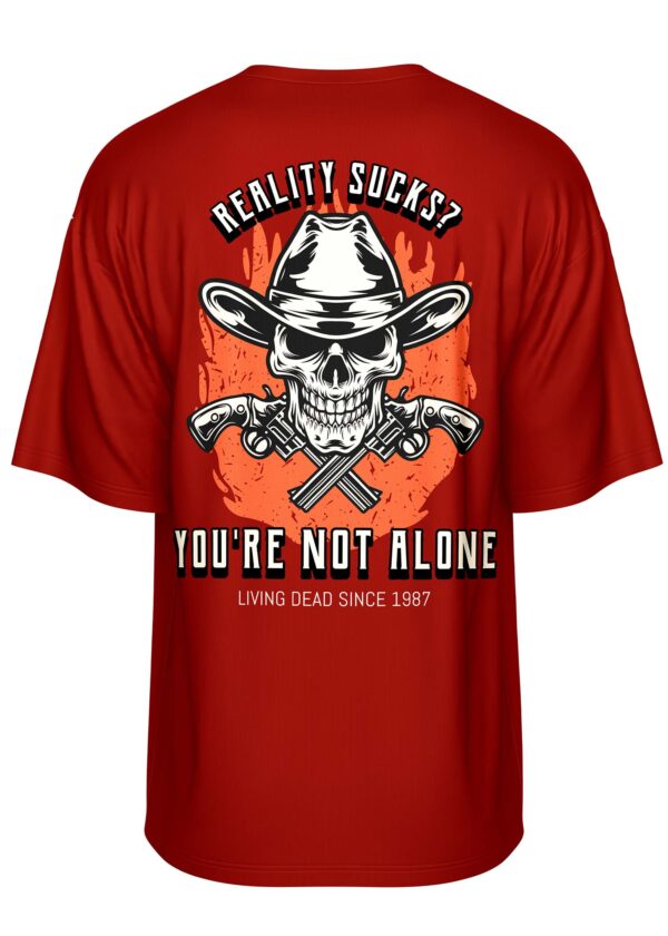 Outlaws Forever Printed Oversized T Shirt - Image 3