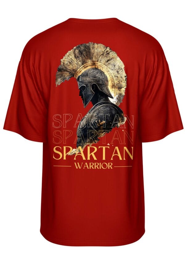 Spartan Warrior – Oversized T Shirt - Image 2