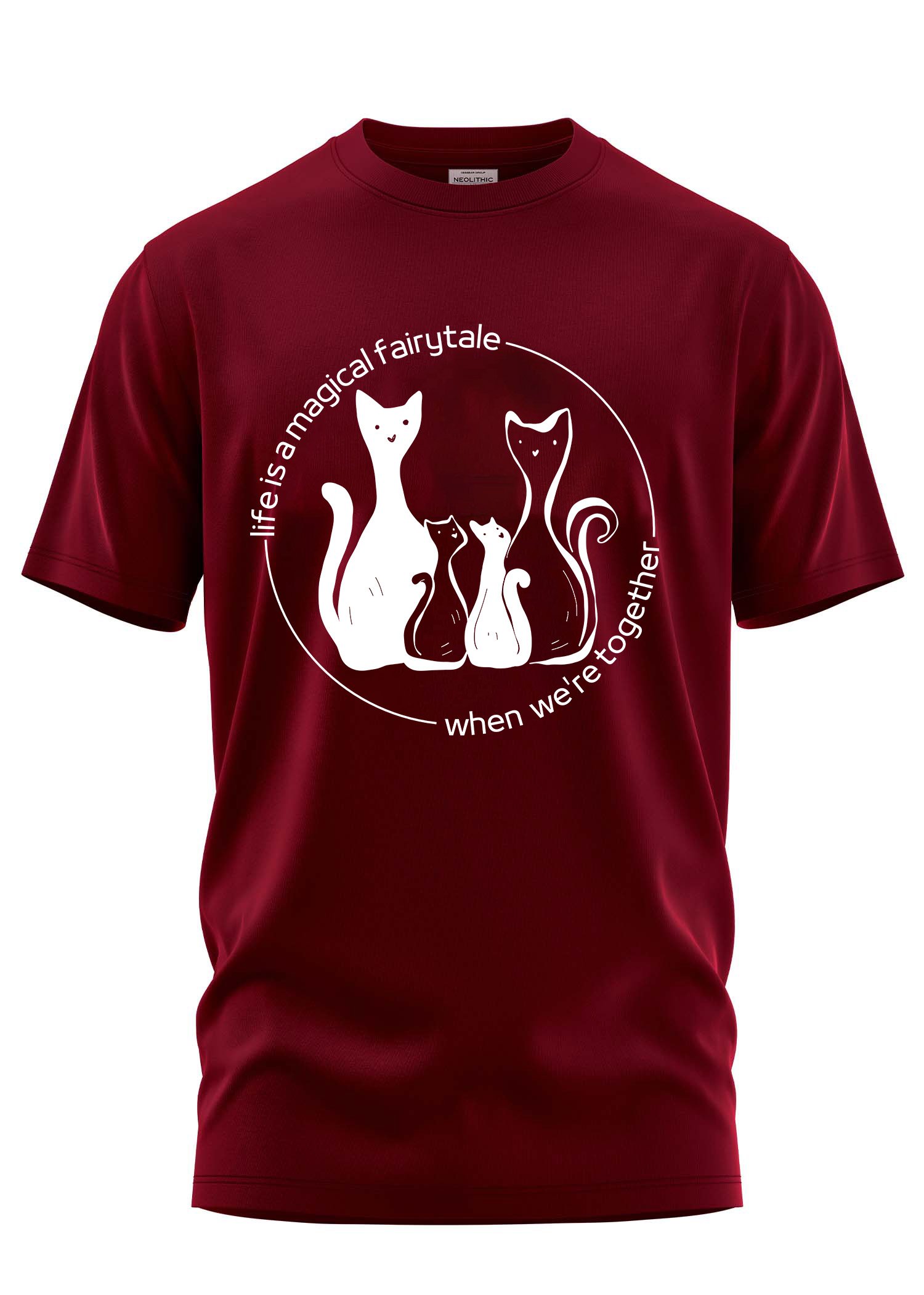 Life Is Magical Fairytale Printed Regular Fit T Shirt