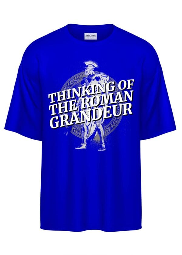 Thinking of Roman Grandeur Oversized Tee - Image 2