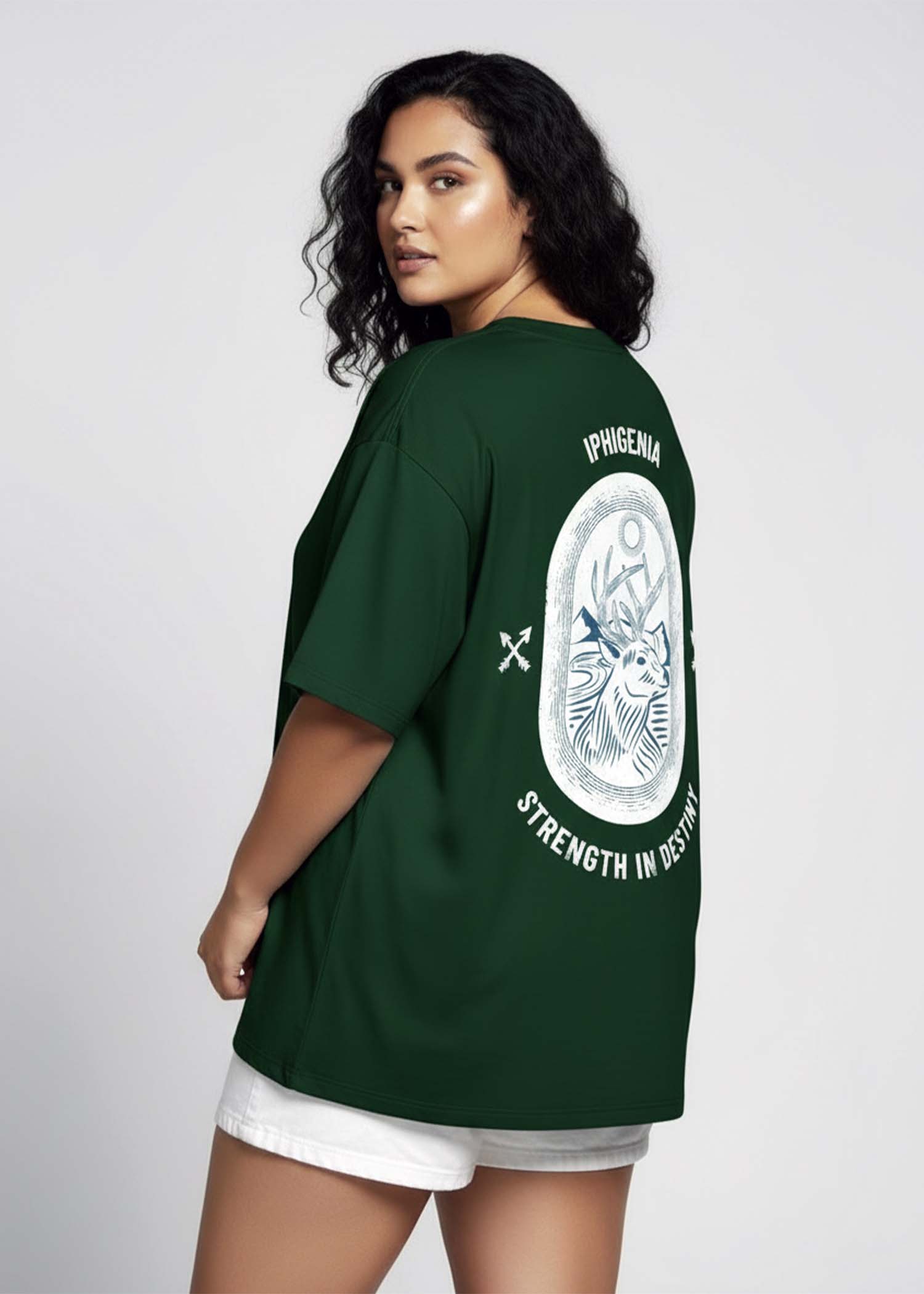 Strength in Destiny (Iphigenia) Oversized Tee