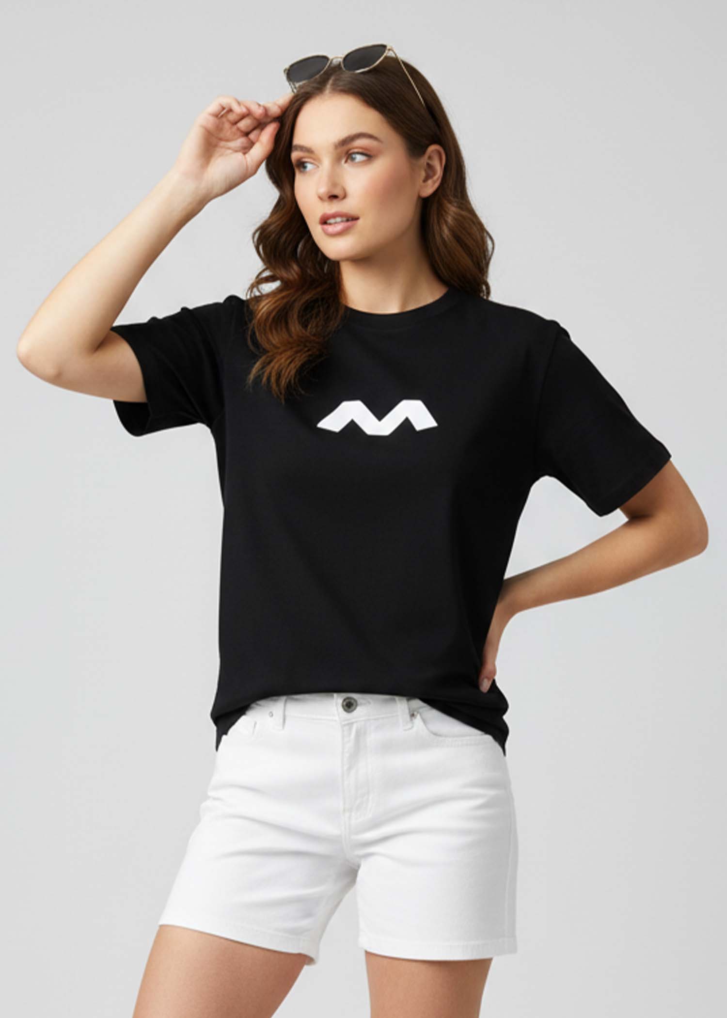Timeless Zigzag Printed Regular Fit T Shirt