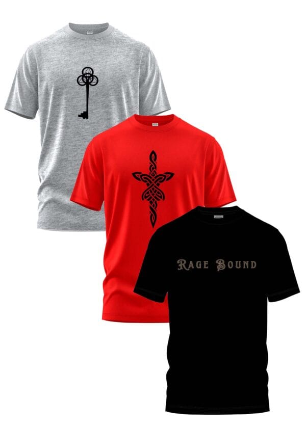 Forged Fury – The Reckoning Trio (3 T Shirt Bundle)