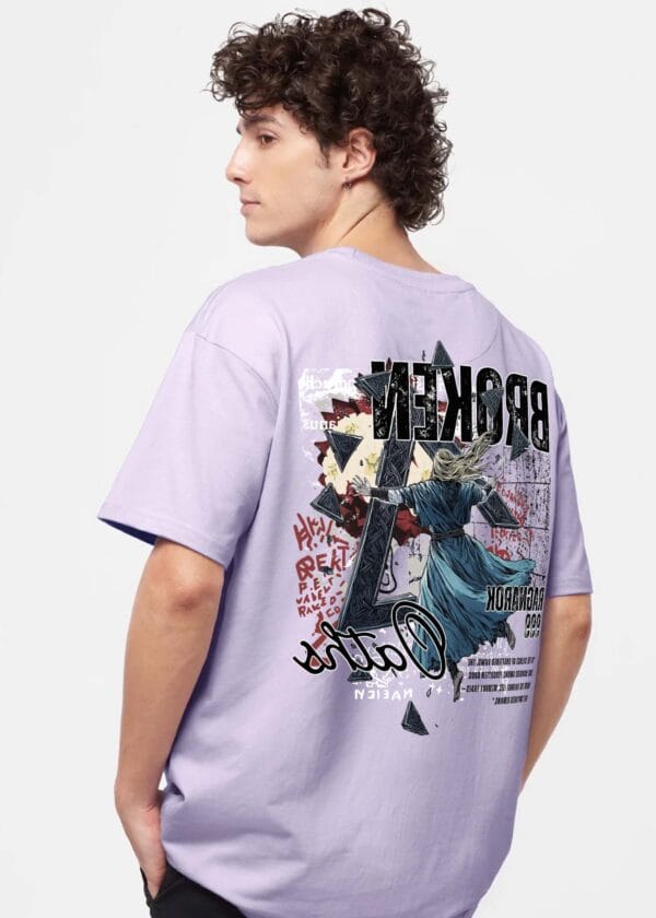 Broken Oaths – Reflected in Silence Oversized Tee