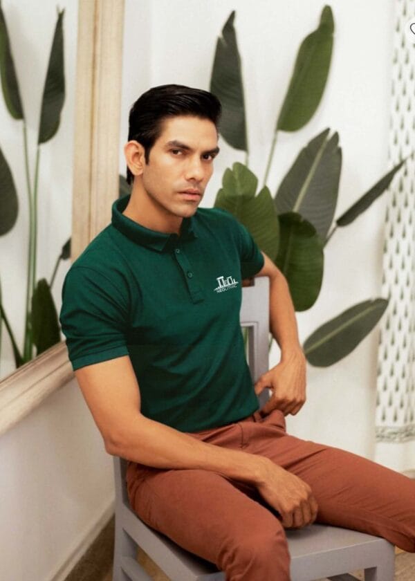 Neolithic Signature Green Polo