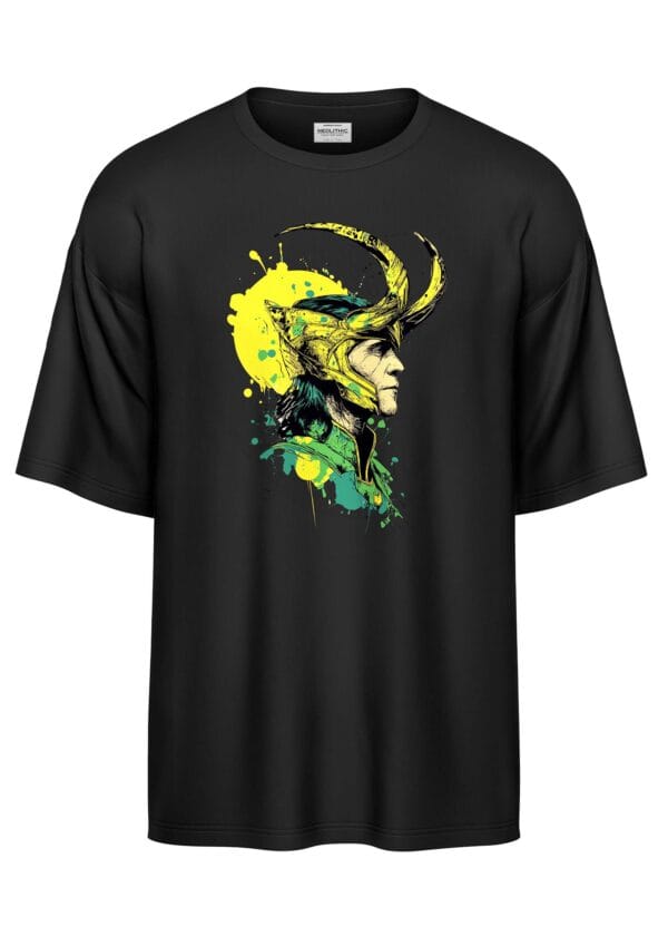 Loki – The Trickster God Oversized T-Shirt - Image 4