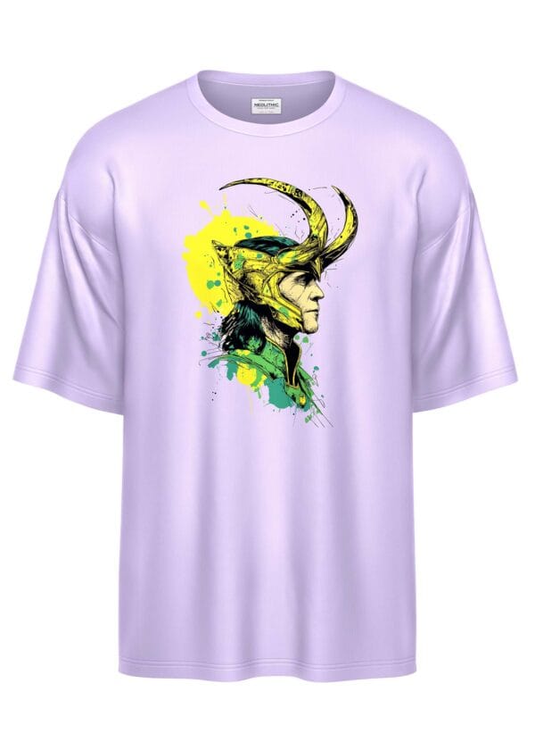 Loki – The Trickster God Oversized T-Shirt - Image 2