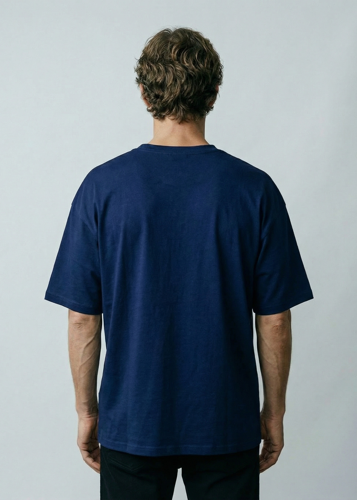 Indus Script Printed Oversized Tee - Image 2