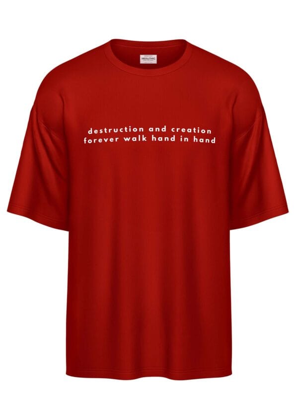 Norse Níðhöggr Oversized Tee - Image 2