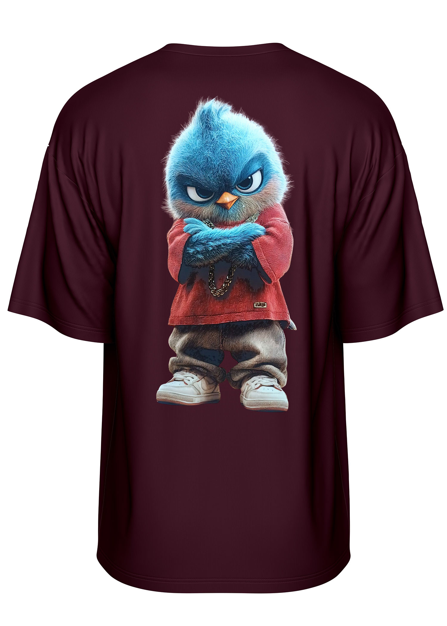 Techno-Noir: The Urban Rebel Oversized Tee - Image 2