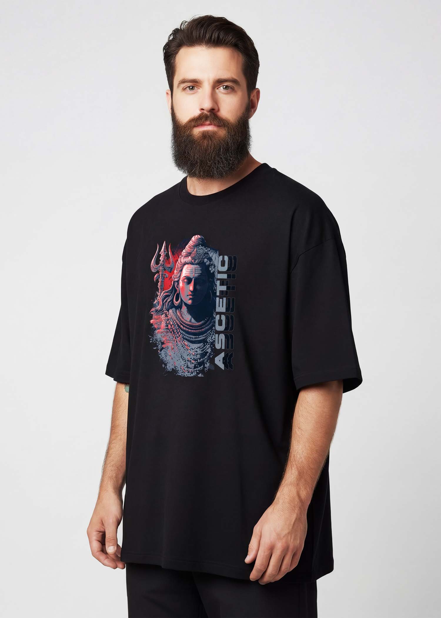 ASCETIC — The Discipline of Stillness Oversized Tee