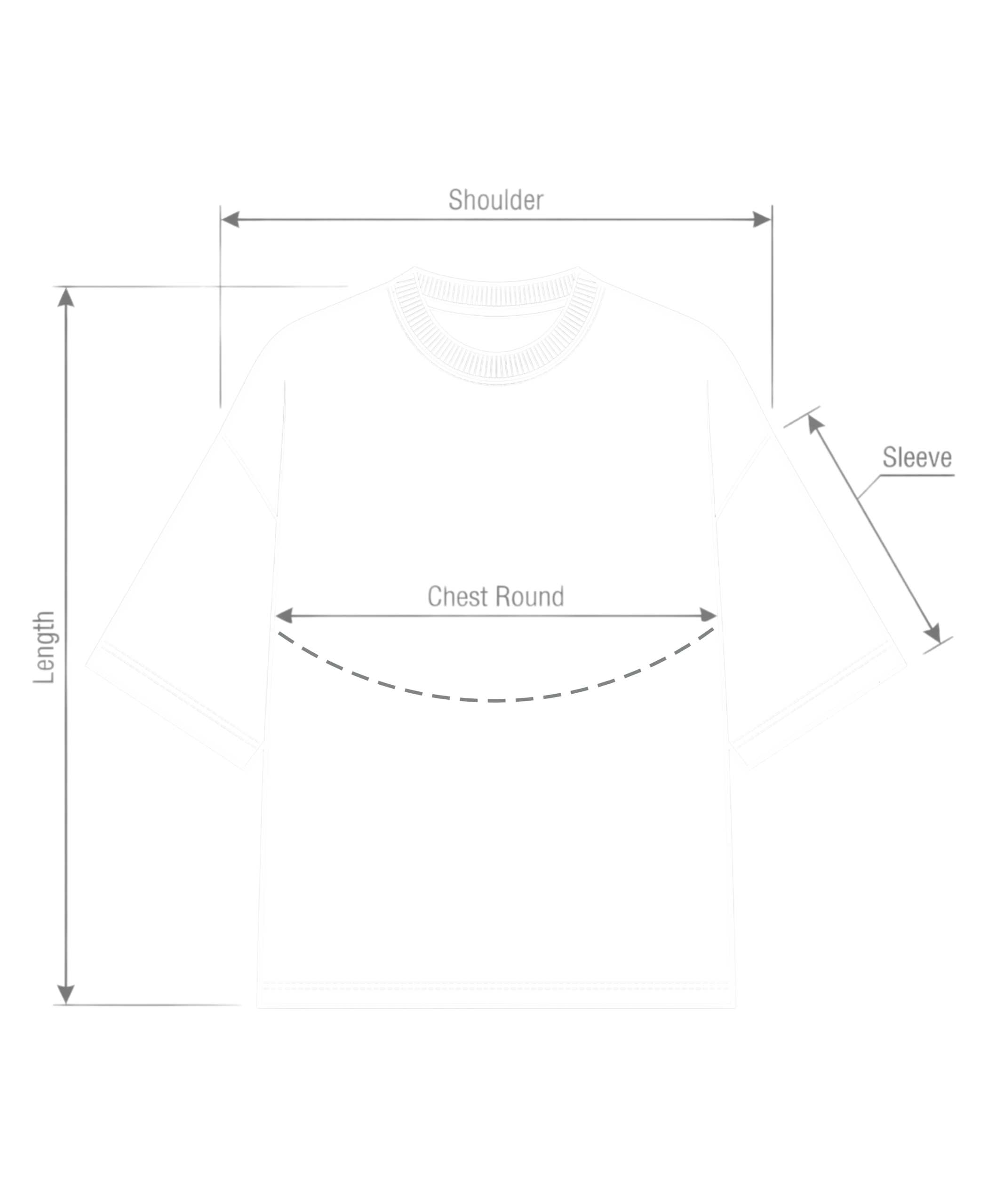 Size chart diagram